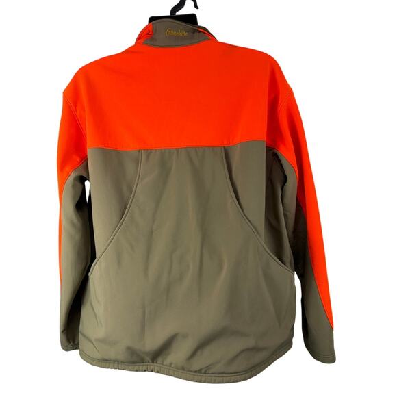GameHide Bird Hunting Jacket Tan Blaze Orange Fleece Lined Size XL Shell Pockets - Picture 2 of 12